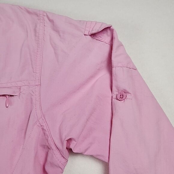 Bimini Bay Outfitters Outdoor Longsleeve Women Button Shirt Large Pink Fishing - Picture 4 of 13